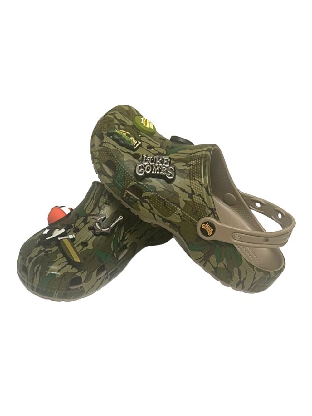 Crocs x Luke Combs Classic Bootleggers Clog Mossy Oak LTD- EDITION Size M 6 W 8